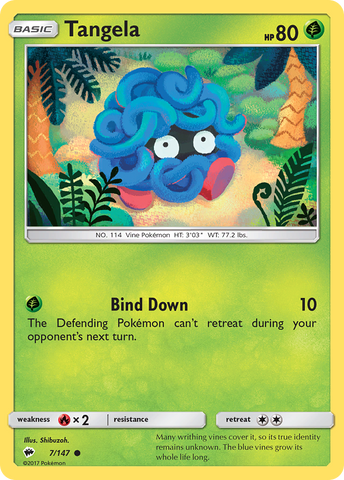 Pokemon | Tangela (7/147) [Sun & Moon: Burning Shadows] | The Nerd Merchant