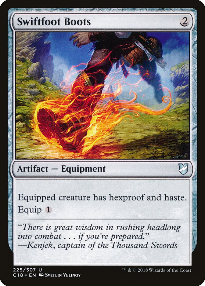 Magic | Swiftfoot Boots [Commander 2018] | The Nerd Merchant