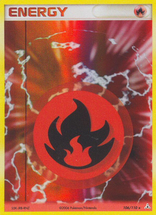 Pokemon | Fire Energy (106/110) [EX: Holon Phantoms] | The Nerd Merchant