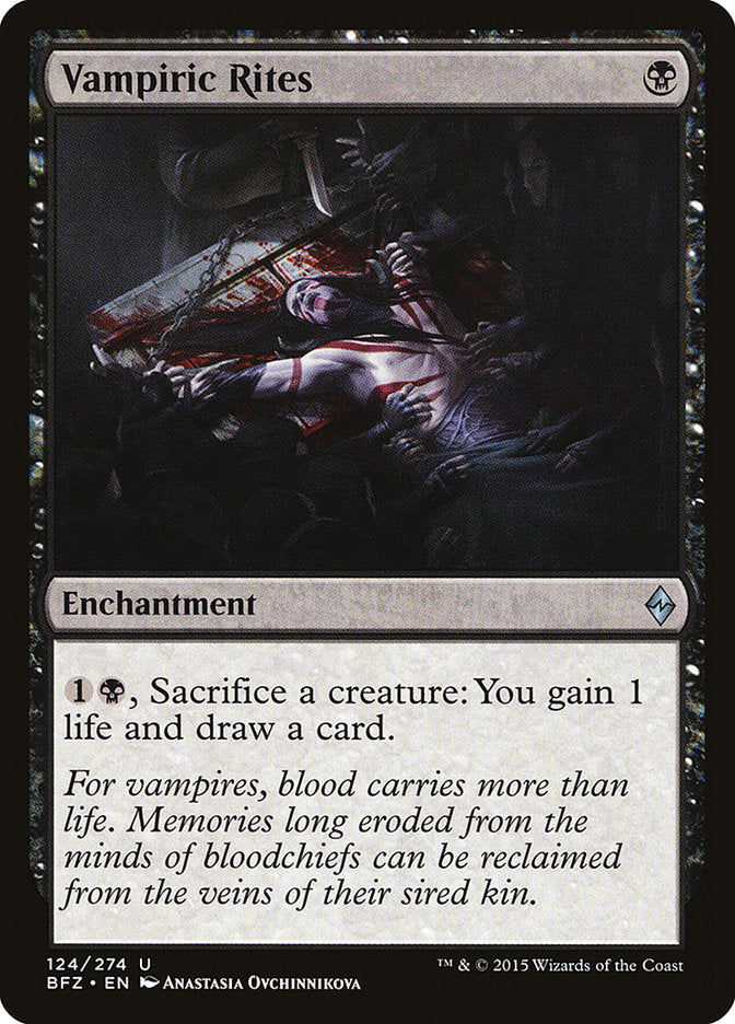 Magic | Vampiric Rites [Battle for Zendikar] | The Nerd Merchant