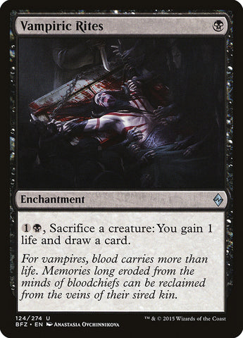 Magic | Vampiric Rites [Battle for Zendikar] | The Nerd Merchant