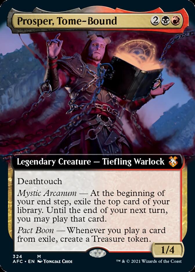 Magic | Prosper, Tome-Bound (Extended Art) [Dungeons & Dragons: Adventures in the Forgotten Realms Commander] | The Nerd Merchant