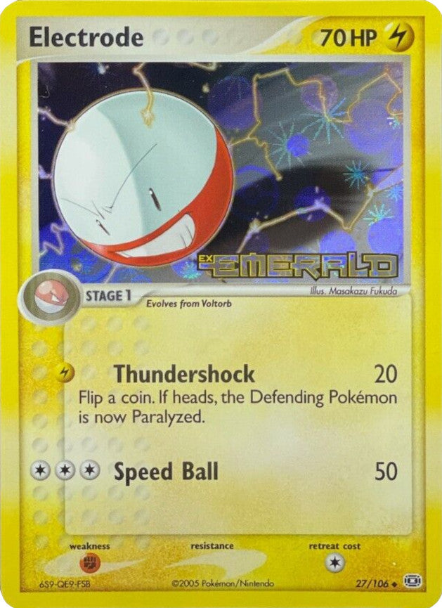 Pokemon | Electrode (27/106) (Stamped) [EX: Emerald] | The Nerd Merchant