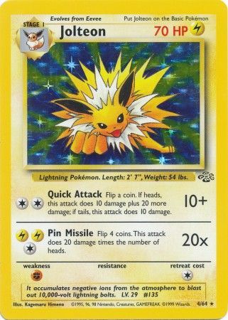 Pokemon | Jolteon (4/64) [Jungle Unlimited] | The Nerd Merchant
