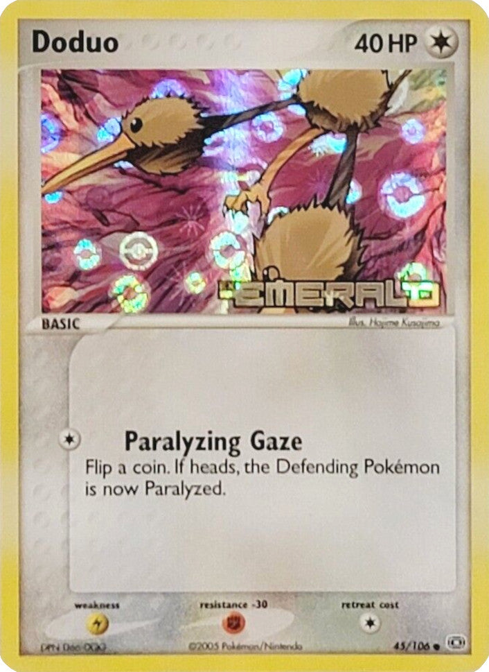 Pokemon | Doduo (45/106) (Stamped) [EX: Emerald] | The Nerd Merchant