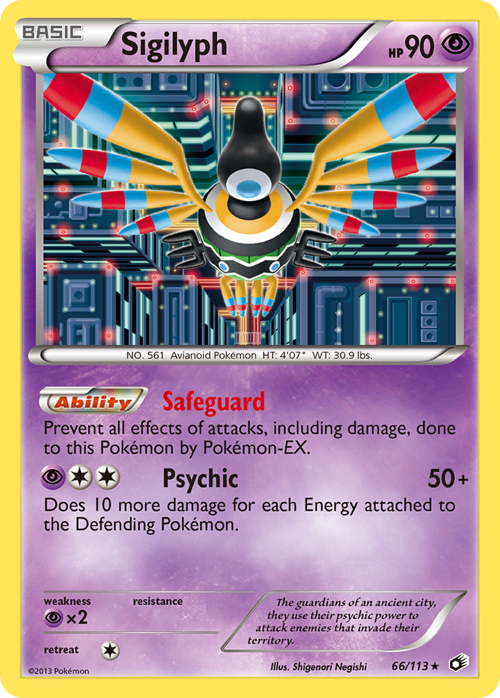 Pokemon | Sigilyph (66/113) [Black & White: Legendary Treasures] | The Nerd Merchant