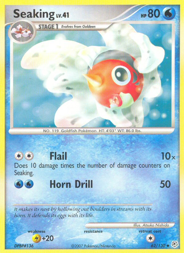 Pokemon | Seaking (62/130) [Diamond & Pearl: Base Set] | The Nerd Merchant