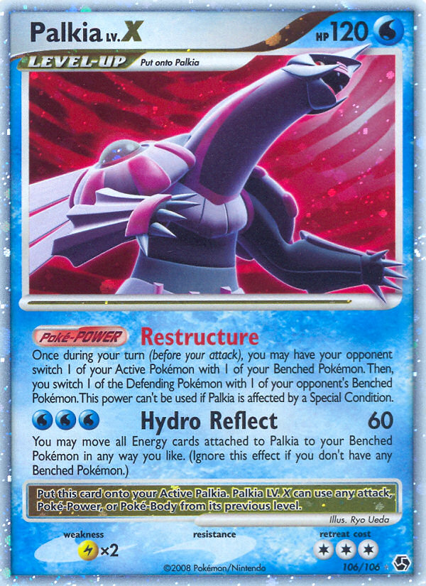Pokemon | Palkia LV.X (106/106) [Diamond & Pearl: Great Encounters] | The Nerd Merchant
