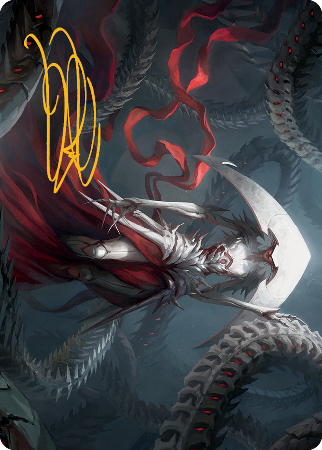 Magic | Elesh Norn Art Card (Gold-Stamped Signature) [March of the Machine Art Series] | The Nerd Merchant