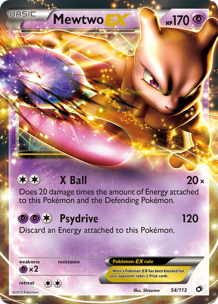 Pokemon | Mewtwo EX (54/113) [Black & White: Legendary Treasures] | The Nerd Merchant