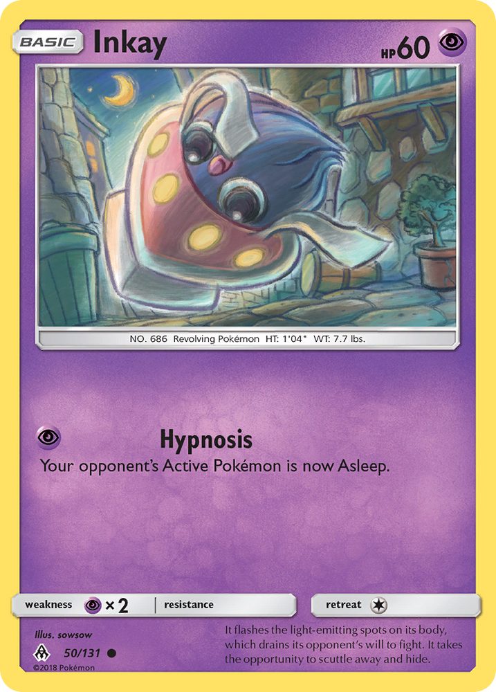 Pokemon | Inkay (50/131) [Sun & Moon: Forbidden Light] | The Nerd Merchant