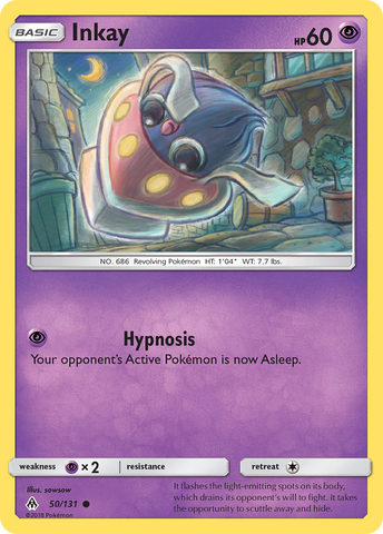 Pokemon | Inkay (50/131) [Sun & Moon: Forbidden Light] | The Nerd Merchant