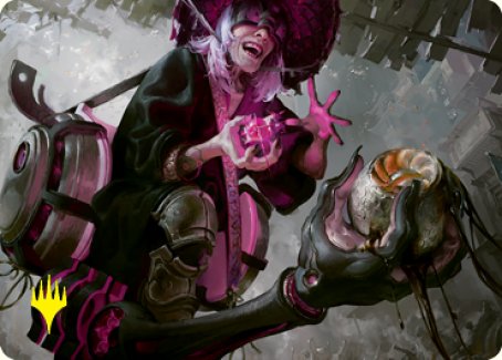 Magic | Undercity Scrounger Art Card (Gold-Stamped Signature) [Kamigawa: Neon Dynasty Art Series] | The Nerd Merchant