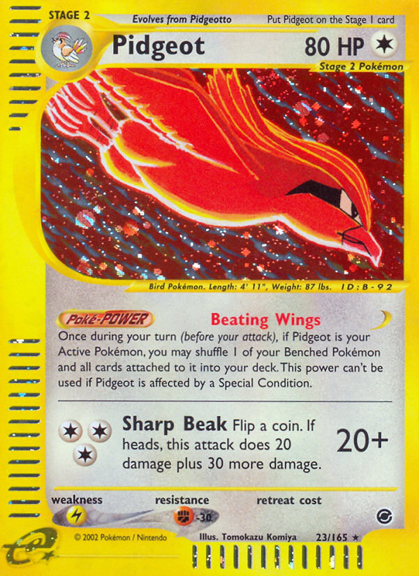 Pokemon | Pidgeot (23/165) [Expedition: Base Set] | The Nerd Merchant