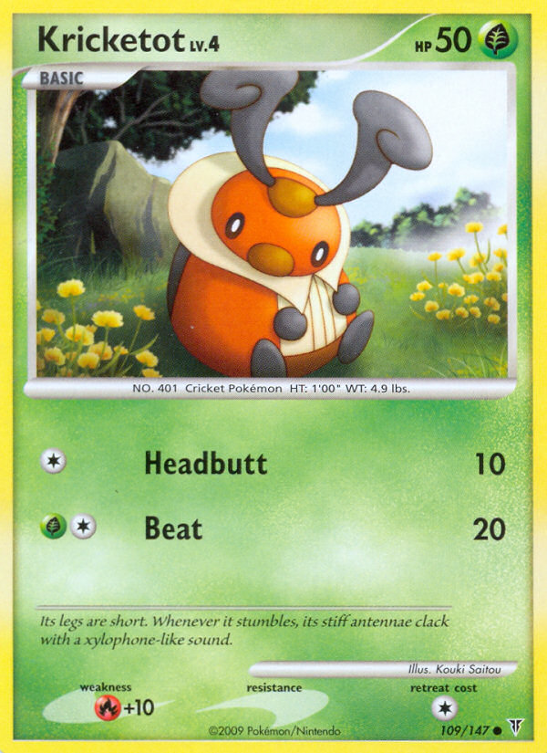 Pokemon | Kricketot (109/147) [Platinum: Supreme Victors] | The Nerd Merchant