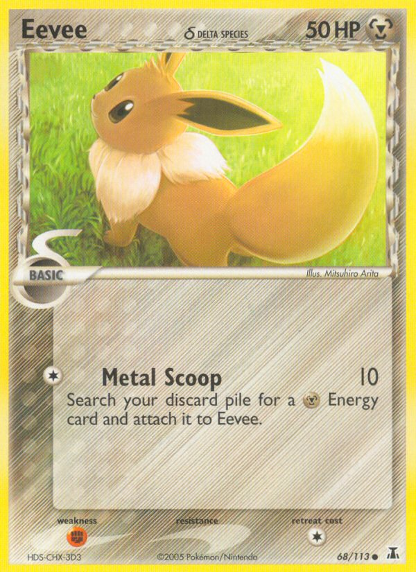 Pokemon | Eevee (68/113) (Delta Species) [EX: Delta Species] | The Nerd Merchant