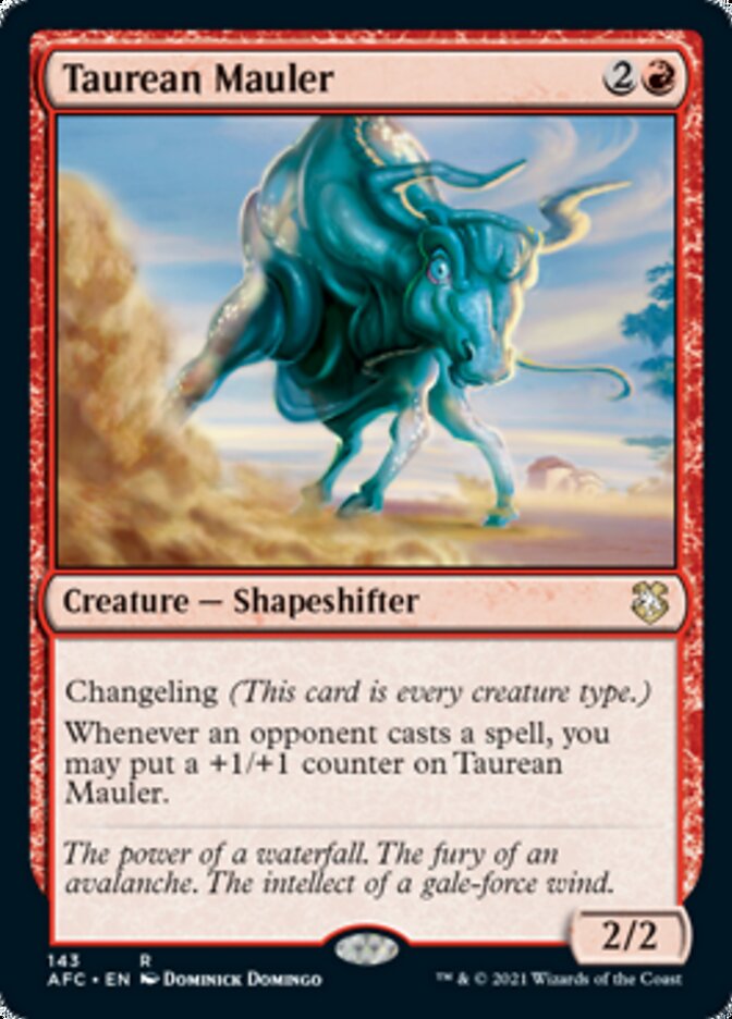 Magic | Taurean Mauler [Dungeons & Dragons: Adventures in the Forgotten Realms Commander] | The Nerd Merchant