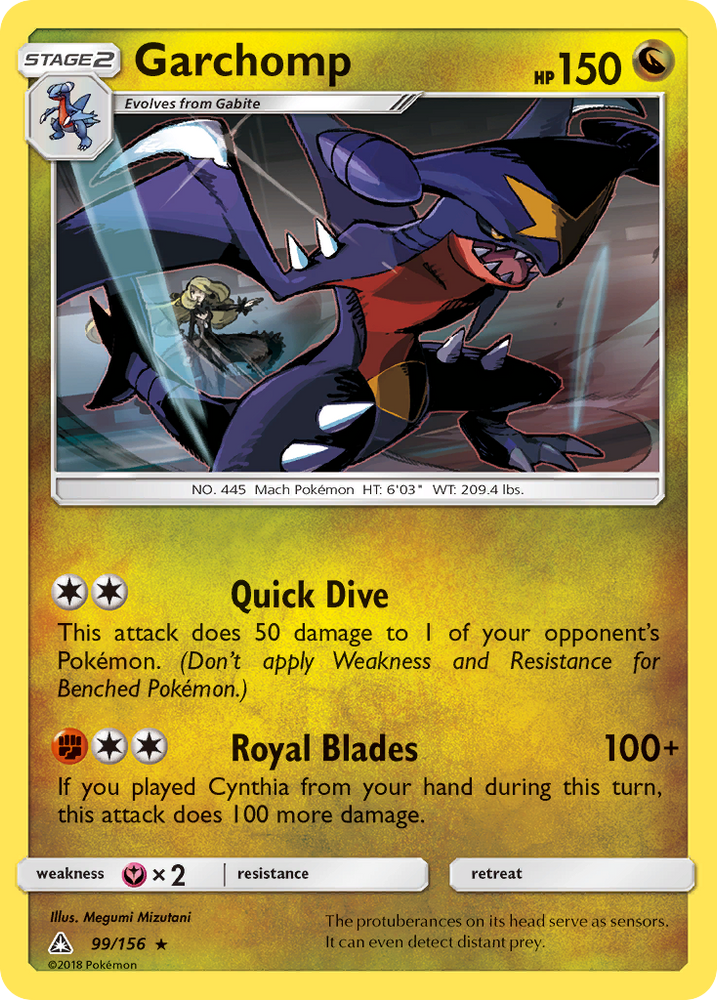 Pokemon | Garchomp (99/156) [Sun & Moon: Ultra Prism] | The Nerd Merchant