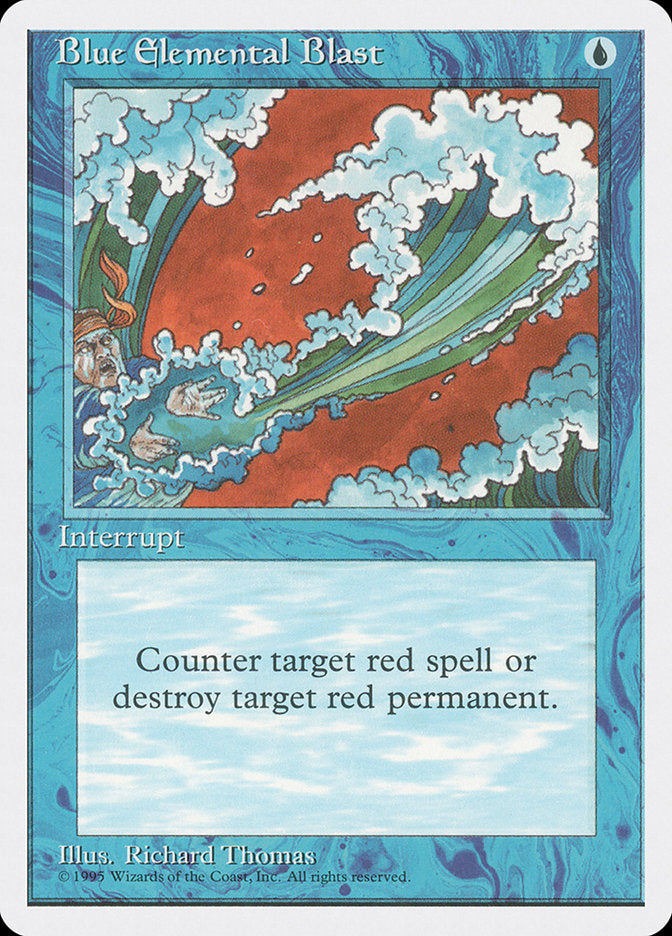 Magic | Blue Elemental Blast [Fourth Edition] | The Nerd Merchant