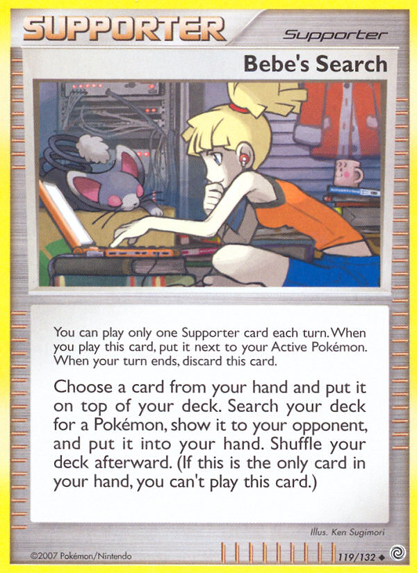 Pokemon | Bebe's Search (119/132) [Diamond & Pearl: Secret Wonders] | The Nerd Merchant