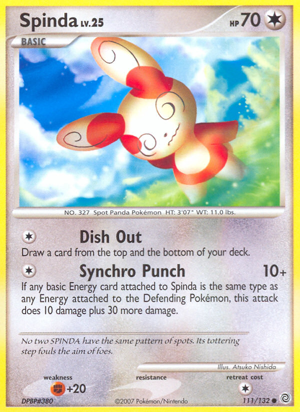 Pokemon | Spinda (111/132) [Diamond & Pearl: Secret Wonders] | The Nerd Merchant