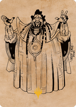 Magic | Alaundo the Seer Art Card (Gold-Stamped Signature) [Commander Legends: Battle for Baldur's Gate Art Series] | The Nerd Merchant