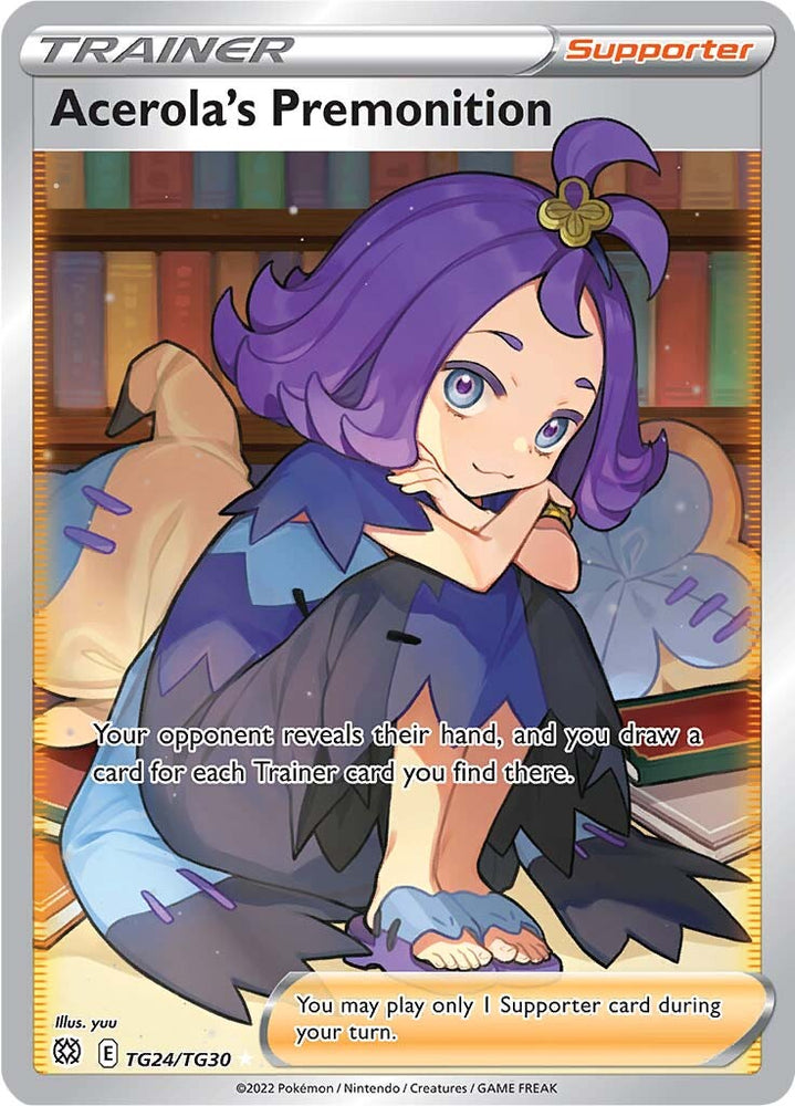 Pokemon | Acerola's Premonition (TG24/TG30) [Sword & Shield: Brilliant Stars] | The Nerd Merchant