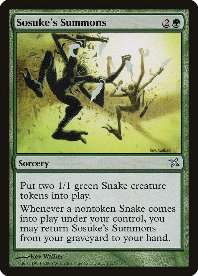 Magic | Sosuke's Summons [Betrayers of Kamigawa] | The Nerd Merchant