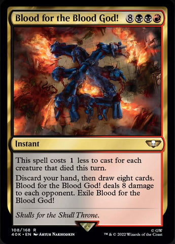 Magic | Blood for the Blood God! (Surge Foil) [Warhammer 40,000] | The Nerd Merchant