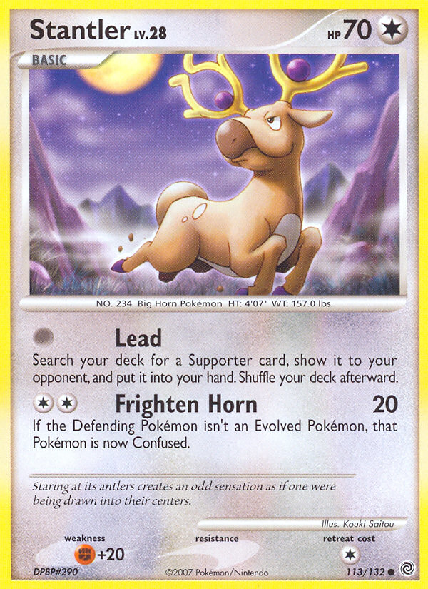 Pokemon | Stantler (113/132) [Diamond & Pearl: Secret Wonders] | The Nerd Merchant