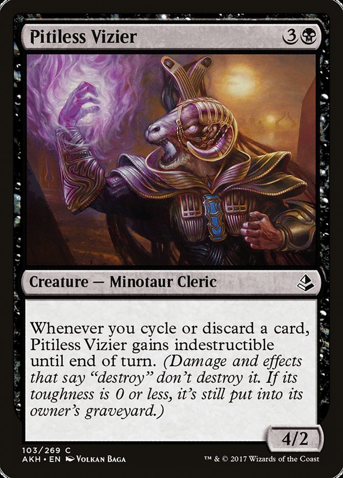 Magic | Pitiless Vizier [Amonkhet] | The Nerd Merchant