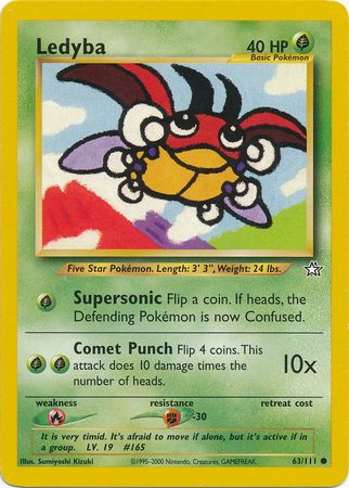 Pokemon | Ledyba (63/111) [Neo Genesis Unlimited] | The Nerd Merchant