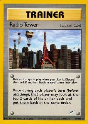 Pokemon | Radio Tower (95/105) [Neo Destiny Unlimited] | The Nerd Merchant