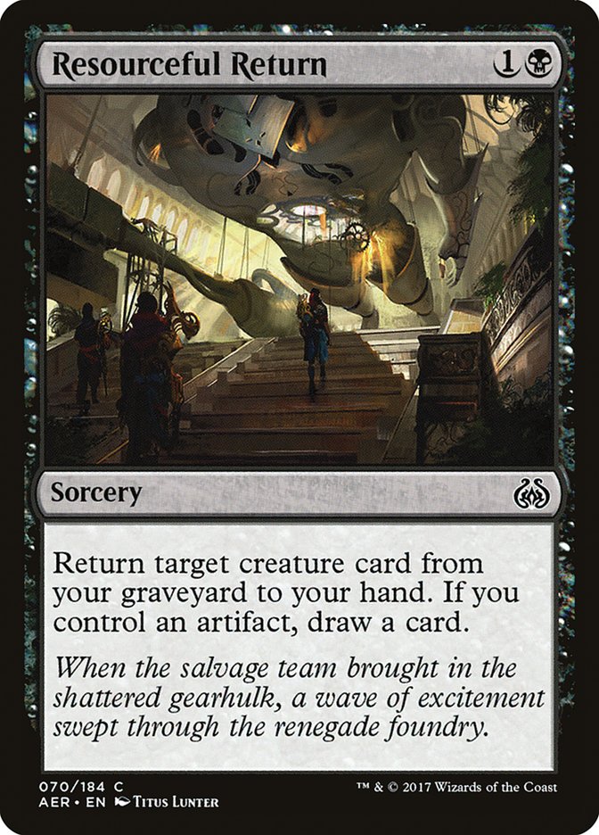 Magic | Resourceful Return [Aether Revolt] | The Nerd Merchant
