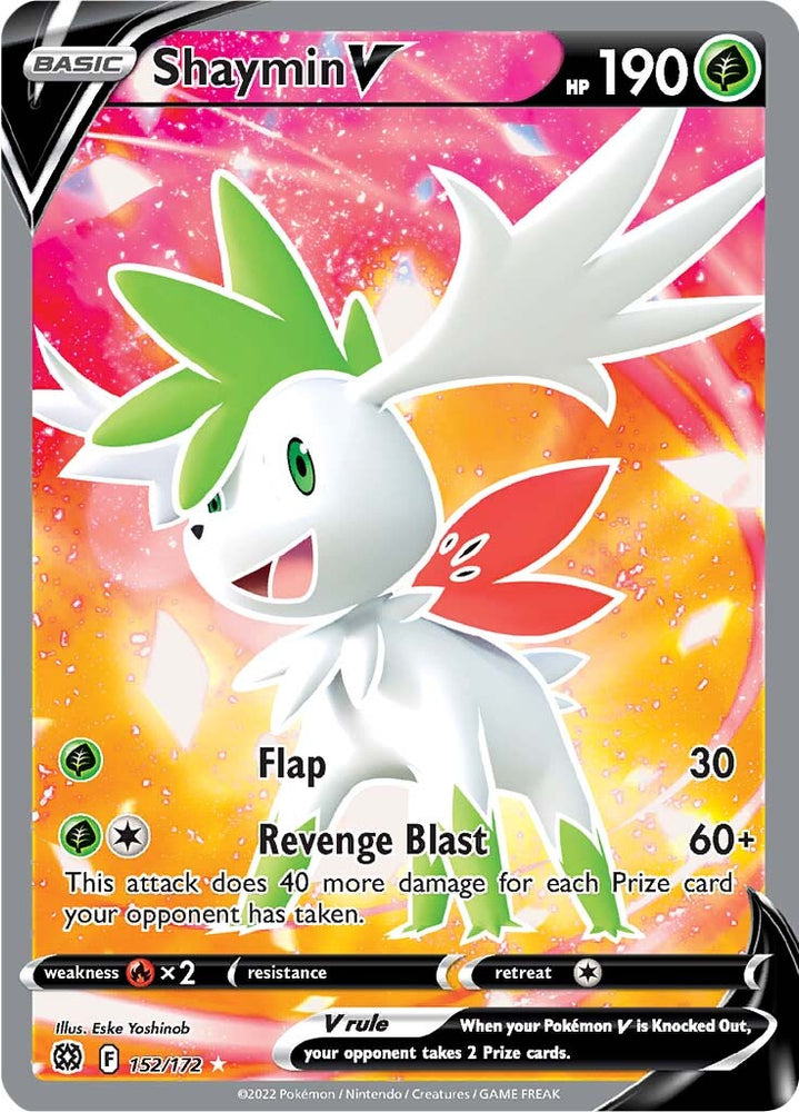 Pokemon | Shaymin V (152/172) [Sword & Shield: Brilliant Stars] | The Nerd Merchant