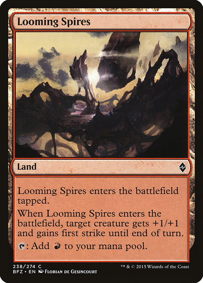 Magic | Looming Spires [Battle for Zendikar] | The Nerd Merchant