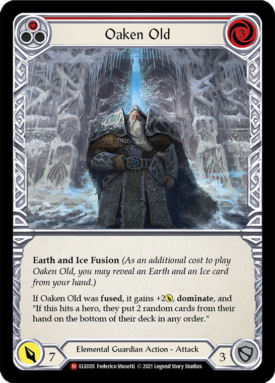 Flesh and Blood TCG | Oaken Old [ELE005] (Tales of Aria)  1st Edition Normal | The Nerd Merchant
