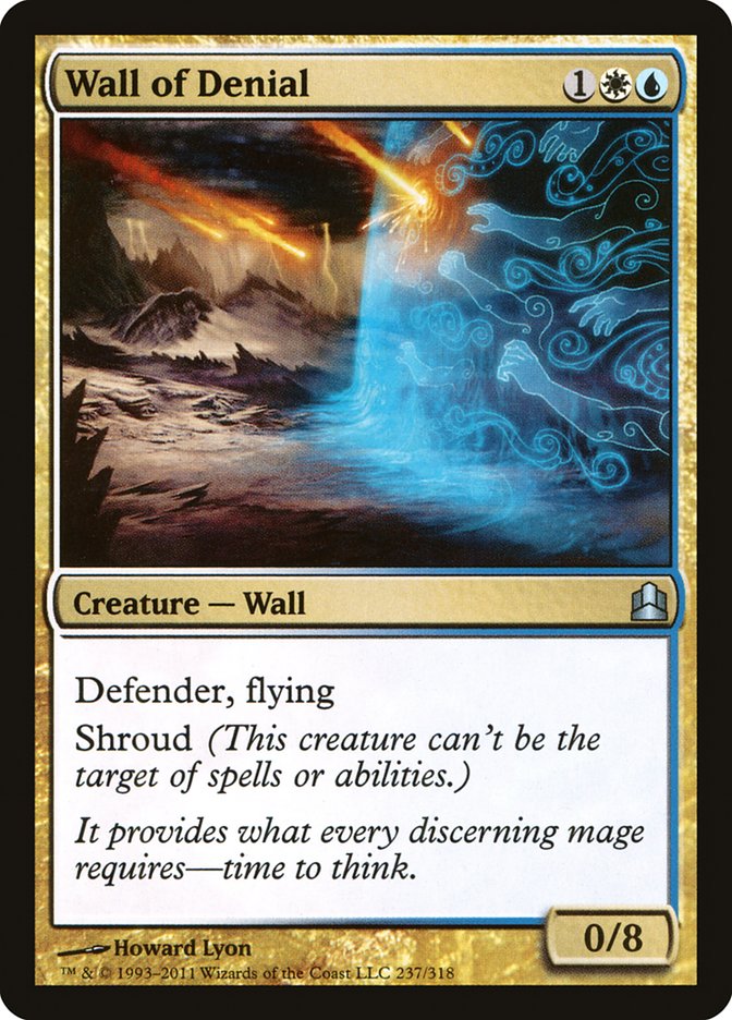 Magic | Wall of Denial [Commander 2011] | The Nerd Merchant