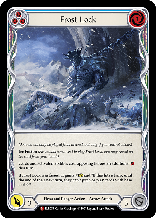 Flesh and Blood TCG | Frost Lock [ELE035] (Tales of Aria)  1st Edition Normal | The Nerd Merchant
