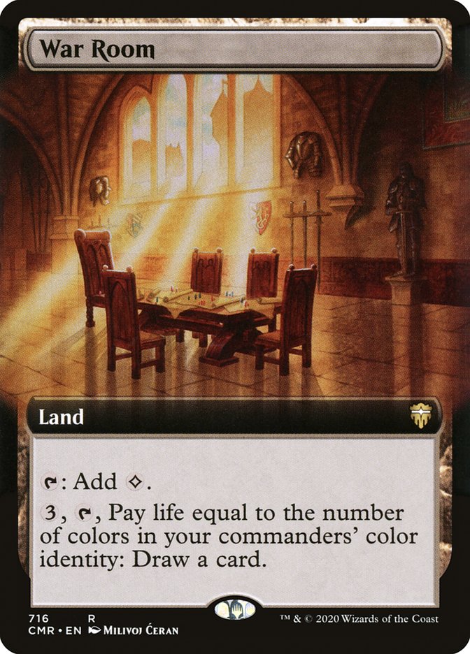Magic | War Room (Extended Art) [Commander Legends] | The Nerd Merchant