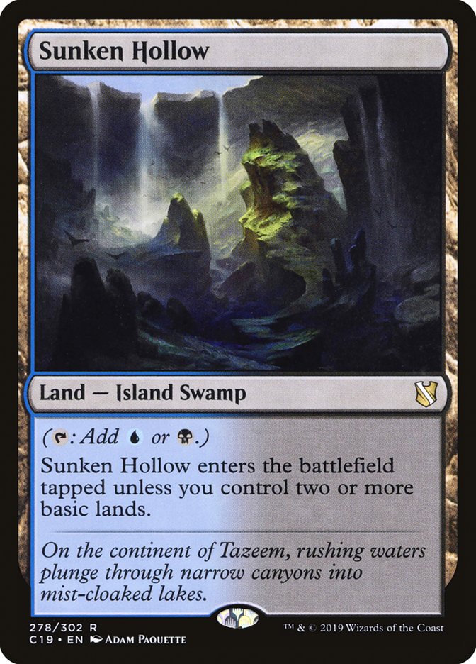 Magic | Sunken Hollow [Commander 2019] | The Nerd Merchant