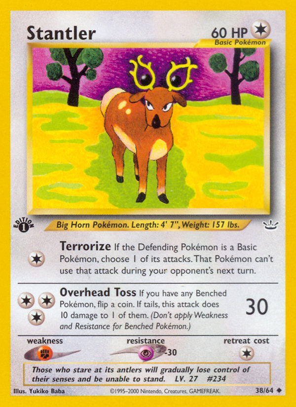 Pokemon | Stantler (38/64) [Neo Revelation 1st Edition] | The Nerd Merchant