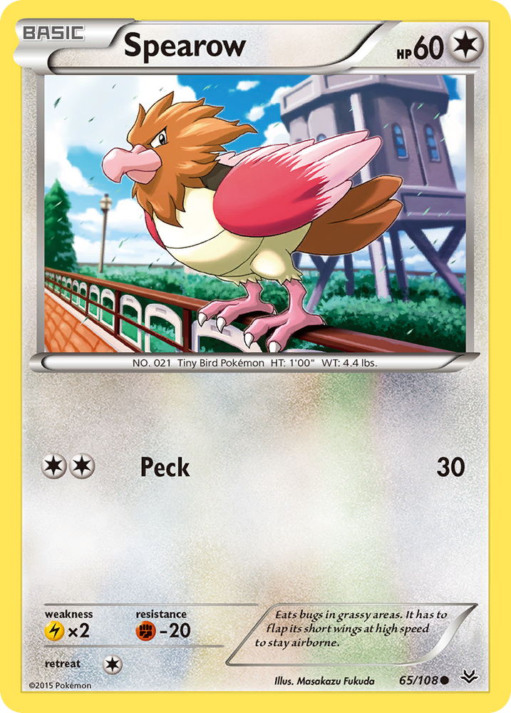 Pokemon | Spearow (65/108) [XY: Roaring Skies] | The Nerd Merchant