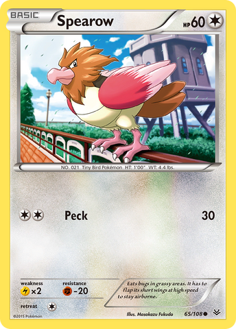 Pokemon | Spearow (65/108) [XY: Roaring Skies] | The Nerd Merchant