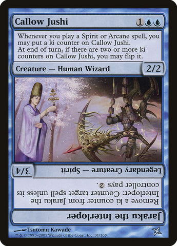 Magic | Callow Jushi // Jaraku the Interloper [Betrayers of Kamigawa] | The Nerd Merchant