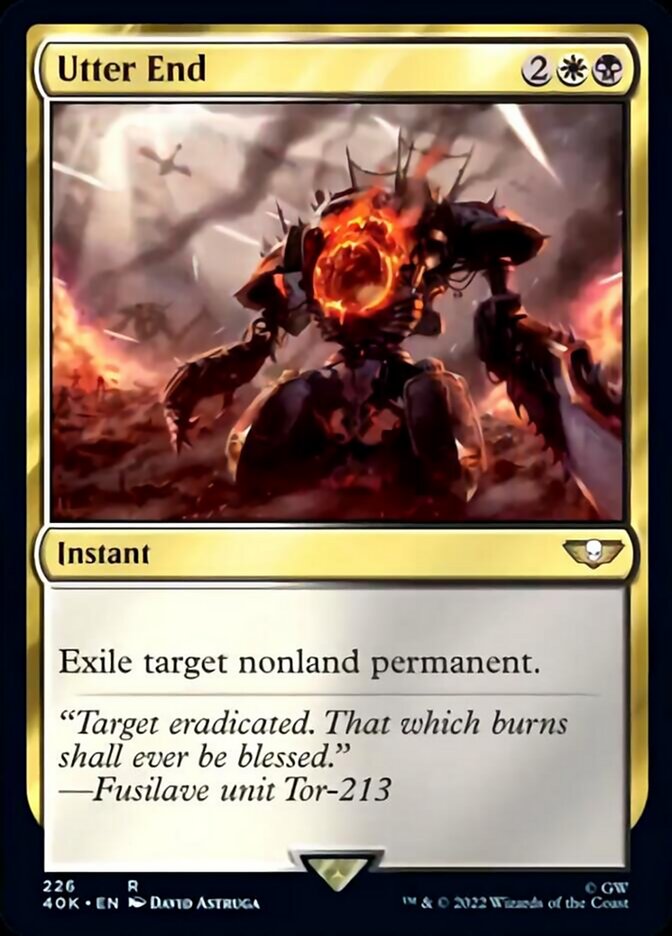 Magic | Utter End (Surge Foil) [Warhammer 40,000] | The Nerd Merchant