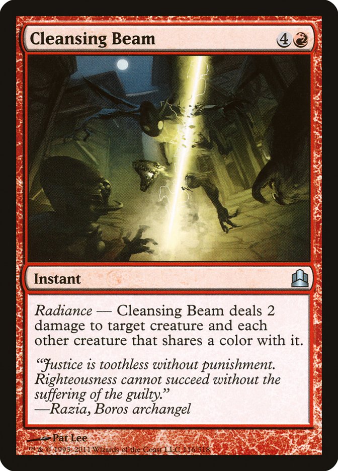 Magic | Cleansing Beam [Commander 2011] | The Nerd Merchant