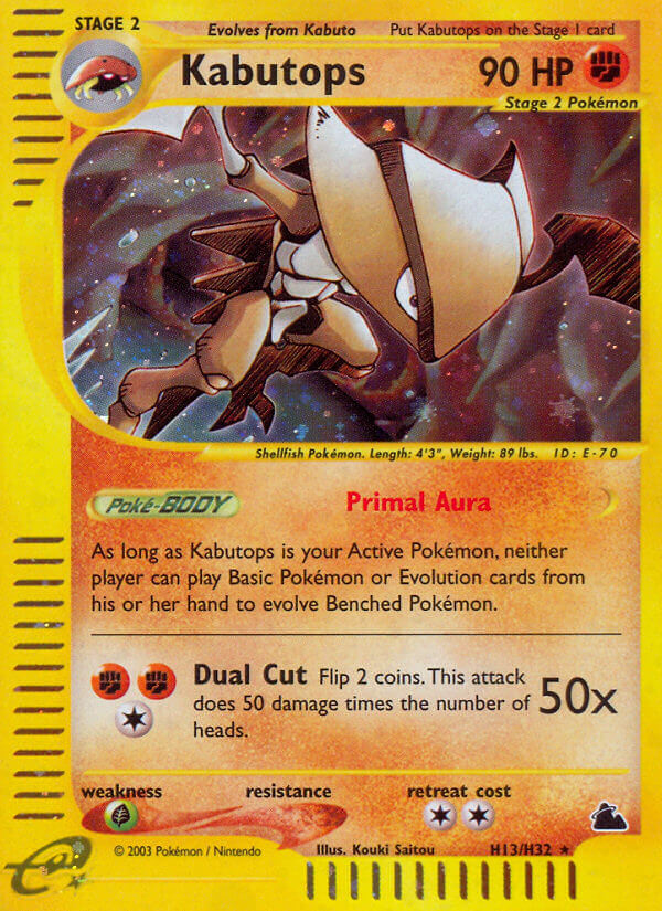 Pokemon | Kabutops (H13/H32) [Skyridge] | The Nerd Merchant