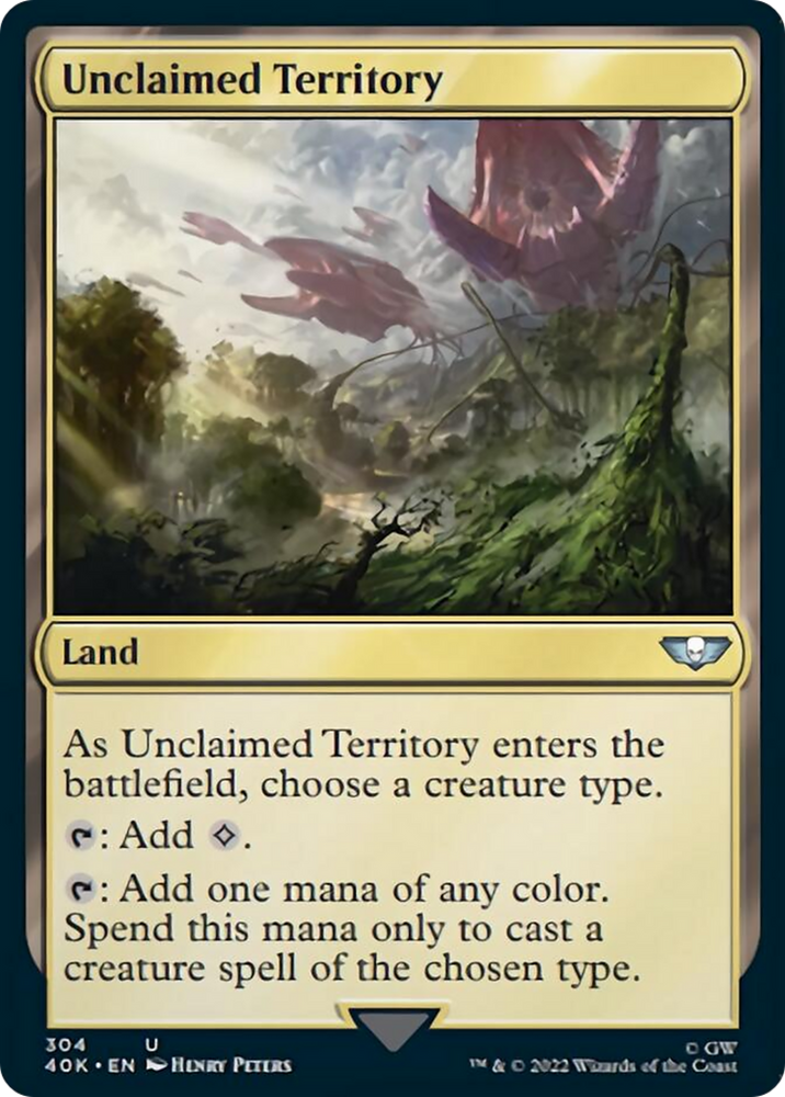 Magic | Unclaimed Territory (Surge Foil) [Warhammer 40,000] | The Nerd Merchant