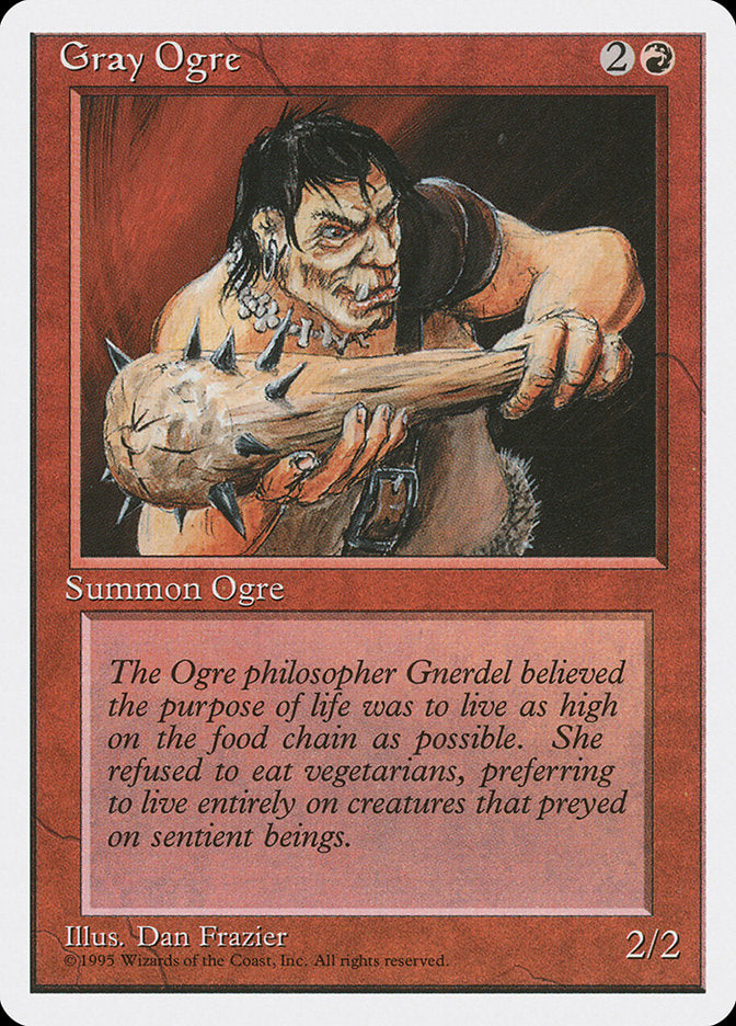 Magic | Gray Ogre [Fourth Edition] | The Nerd Merchant